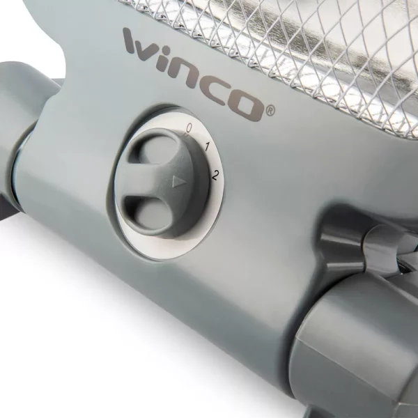 Estufa Electrica Halogena Winco W122 Color Gris - Imagen 2